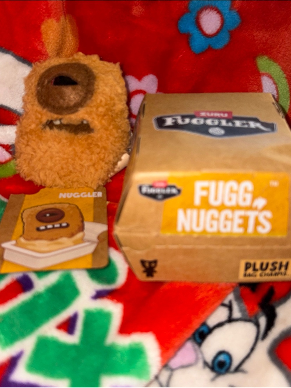 Fuggler Fugg Nugget Nuggler Plush Chicken Nugget Keychain  NEW QUICK SHIP